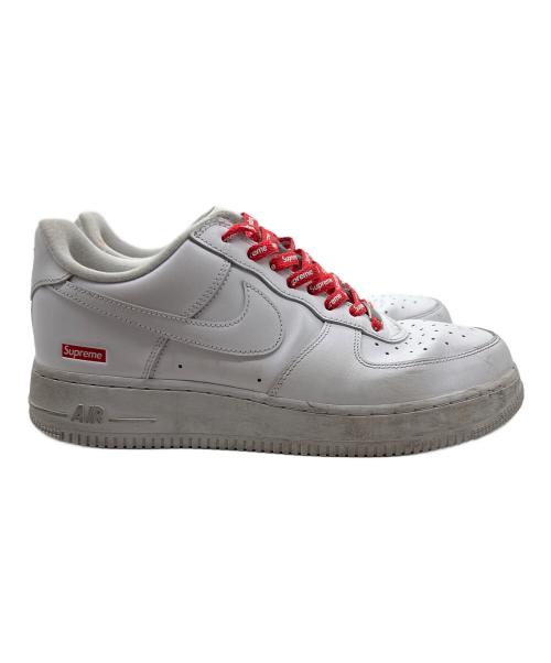 NIKE（ナイキ）NIKE (ナイキ) SUPREME (シュプリーム) ローカットスニーカー/	AIR FORCE1 LOW ホワイト サイズ:28の古着・服飾アイテム