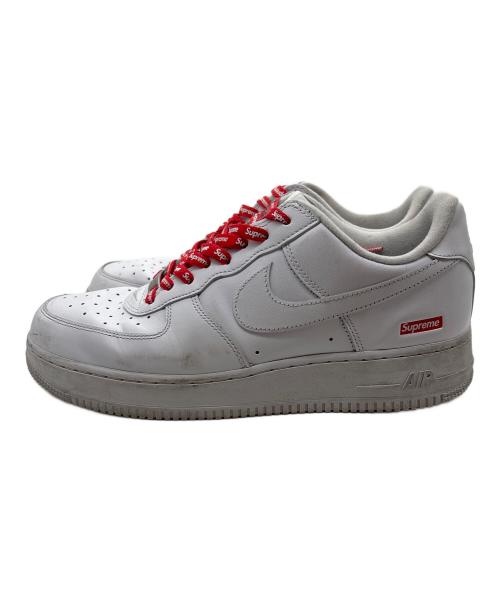NIKE（ナイキ）NIKE (ナイキ) SUPREME (シュプリーム) ローカットスニーカー/	AIR FORCE1 LOW ホワイト サイズ:28の古着・服飾アイテム