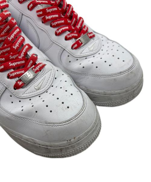 NIKE（ナイキ）NIKE (ナイキ) SUPREME (シュプリーム) ローカットスニーカー/	AIR FORCE1 LOW ホワイト サイズ:28の古着・服飾アイテム