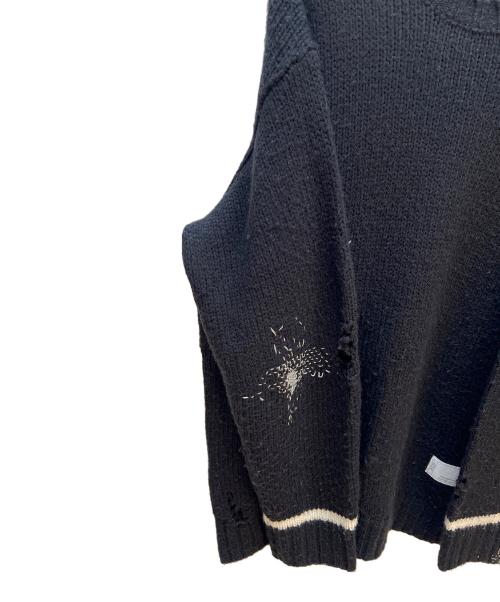 NEIGHBORHOOD（ネイバーフッド）NEIGHBORHOOD (ネイバーフッド) 厚手ニット ブラック サイズ:Mの古着・服飾アイテム