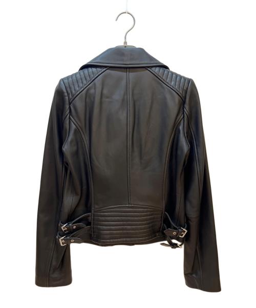MICHAEL KORS（マイケル・コース）MICHAEL KORS (マイケル・コース) ライダースジャケット ブラック サイズ:XSの古着・服飾アイテム