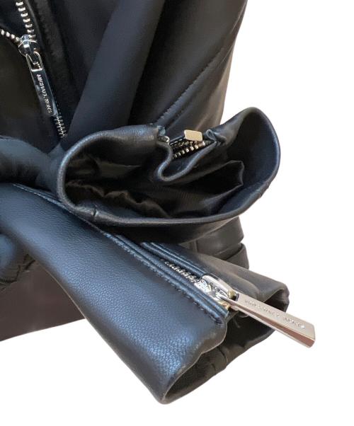 MICHAEL KORS（マイケル・コース）MICHAEL KORS (マイケル・コース) ライダースジャケット ブラック サイズ:XSの古着・服飾アイテム