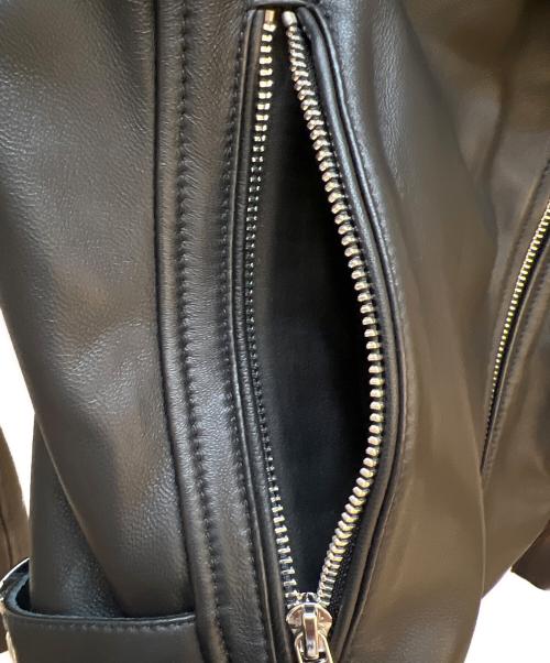 MICHAEL KORS（マイケル・コース）MICHAEL KORS (マイケル・コース) ライダースジャケット ブラック サイズ:XSの古着・服飾アイテム