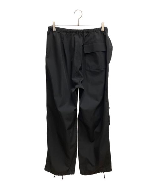 edition（エディション）edition (エディション) ウールギャバ オーバーパンツ　カーゴパンツ ブラック サイズ:SIZE Mの古着・服飾アイテム