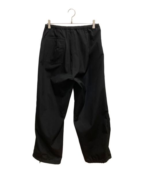 edition（エディション）edition (エディション) ウールギャバ オーバーパンツ　カーゴパンツ ブラック サイズ:SIZE Mの古着・服飾アイテム