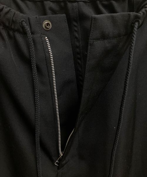 edition（エディション）edition (エディション) ウールギャバ オーバーパンツ　カーゴパンツ ブラック サイズ:SIZE Mの古着・服飾アイテム