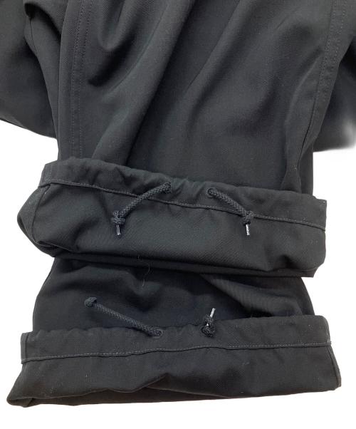 edition（エディション）edition (エディション) ウールギャバ オーバーパンツ　カーゴパンツ ブラック サイズ:SIZE Mの古着・服飾アイテム