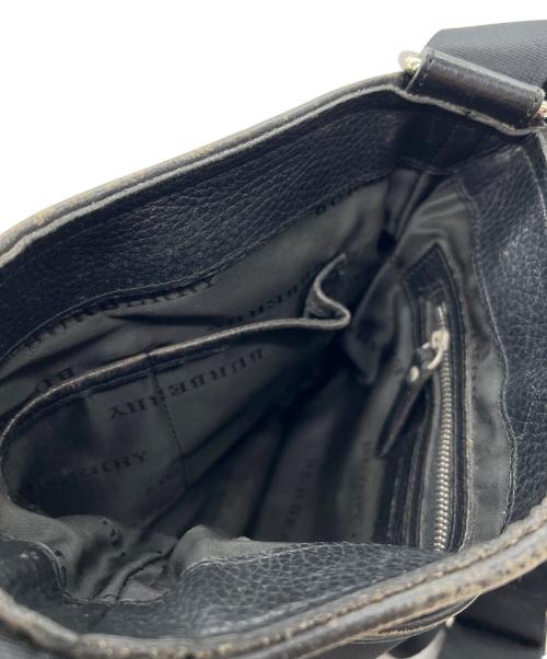 BURBERRY（バーバリー）BURBERRY (バーバリー) ショルダーバッグ ブラックの古着・服飾アイテム