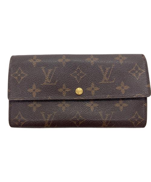 LOUIS VUITTON（ルイ ヴィトン）LOUIS VUITTON (ルイ ヴィトン) 長財布 ブラウンの古着・服飾アイテム