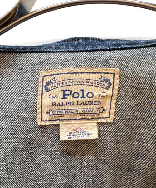POLO RALPH LAUREN（ポロ・ラルフローレン）POLO RALPH LAUREN (ポロ・ラルフローレン) デニムジャケット ブルー サイズ:Sの古着・服飾アイテム