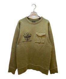 RRL（ダブルアールエル）の古着「AIR AUXILIARY TRAINING CREW SWEATSHIRTS」｜グリーン
