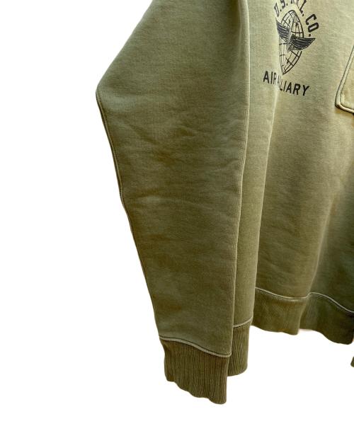 RRL（ダブルアールエル）RRL (ダブルアールエル) AIR AUXILIARY TRAINING CREW SWEATSHIRTS グリーン サイズ:Sの古着・服飾アイテム