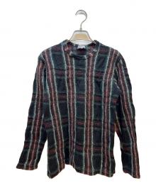 COMME des GARCONS HOMME（コムデギャルソン オム）の古着「厚手ニット」｜グリーン×レッド