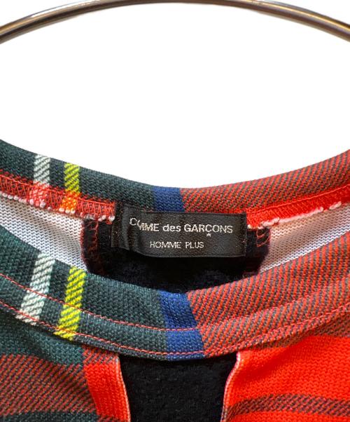 COMME des GARCONS HOMME PLUS（コムデギャルソンオムプリュス）COMME des GARCONS HOMME PLUS (コムデギャルソンオムプリュス) 長袖カットソー ブラック×レッド サイズ:不明の古着・服飾アイテム