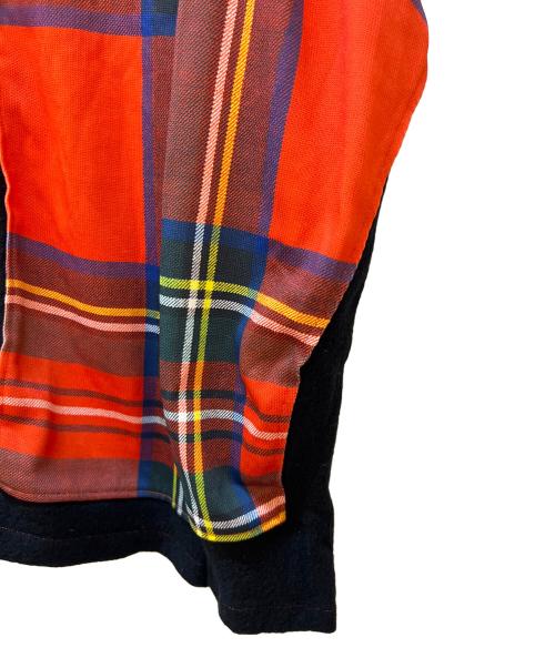 COMME des GARCONS HOMME PLUS（コムデギャルソンオムプリュス）COMME des GARCONS HOMME PLUS (コムデギャルソンオムプリュス) 長袖カットソー ブラック×レッド サイズ:不明の古着・服飾アイテム