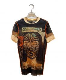 Jean Paul GAULTIER（ジャンポールゴルチェ）の古着「半袖カットソー」｜ブラック×オレンジ