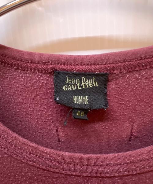 Jean Paul GAULTIER（ジャンポールゴルチェ）Jean Paul GAULTIER (ジャンポールゴルチェ) 長袖カットソー ブラウン×マルチカラー サイズ:48の古着・服飾アイテム