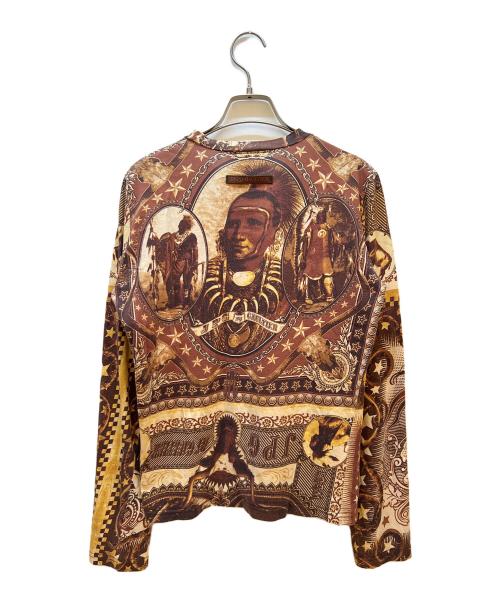 Jean Paul GAULTIER（ジャンポールゴルチェ）Jean Paul GAULTIER (ジャンポールゴルチェ) 長袖カットソー ブラウン サイズ:不明の古着・服飾アイテム