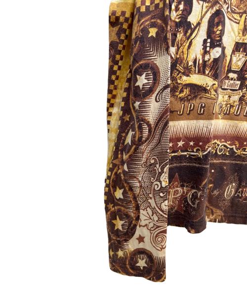 Jean Paul GAULTIER（ジャンポールゴルチェ）Jean Paul GAULTIER (ジャンポールゴルチェ) 長袖カットソー ブラウン サイズ:不明の古着・服飾アイテム