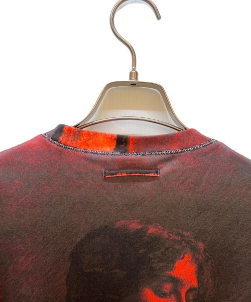 Jean Paul Gaultier homme（ジャンポールゴルチェオム）Jean Paul Gaultier homme (ジャンポールゴルチェオム) 長袖カットソー ブラック×レッド サイズ:不明の古着・服飾アイテム