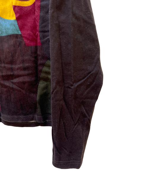 JUNIOR GAULTIER（ジュニアゴルチエ）JUNIOR GAULTIER (ジュニアゴルチエ) 長袖カットソー ブラウン×マルチカラー サイズ:84-92の古着・服飾アイテム