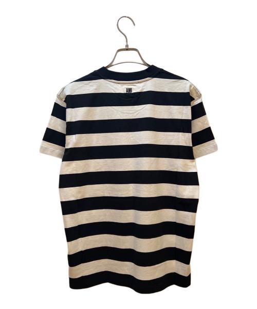 AMI Alexandre Mattiussi（アミアレクサンドルマテュッシ）AMI Alexandre Mattiussi (アミアレクサンドルマテュッシ) Tシャツ ホワイト×ブラック サイズ:Sの古着・服飾アイテム