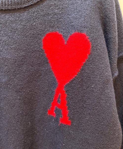 AMI Alexandre Mattiussi（アミアレクサンドルマテュッシ）AMI Alexandre Mattiussi (アミアレクサンドルマテュッシ) 厚手ニット ネイビー サイズ:Sの古着・服飾アイテム