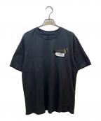 MM6 Maison Margielaエムエムシックスメゾンマルジェラ）の古着「テープドラベルTee」｜ブラック