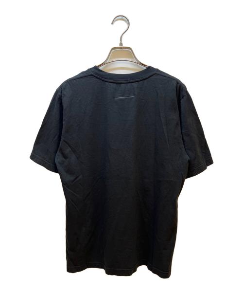 MM6 Maison Margiela（エムエムシックスメゾンマルジェラ）MM6 Maison Margiela (エムエムシックスメゾンマルジェラ) テープドラベルTee ブラック サイズ:Sの古着・服飾アイテム
