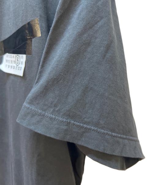 MM6 Maison Margiela（エムエムシックスメゾンマルジェラ）MM6 Maison Margiela (エムエムシックスメゾンマルジェラ) テープドラベルTee ブラック サイズ:Sの古着・服飾アイテム