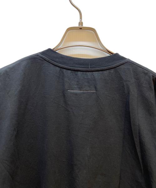 MM6 Maison Margiela（エムエムシックスメゾンマルジェラ）MM6 Maison Margiela (エムエムシックスメゾンマルジェラ) テープドラベルTee ブラック サイズ:Sの古着・服飾アイテム