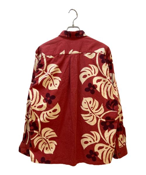 Sun Surf（サンサーフ）Sun Surf (サンサーフ) 長袖シャツ レッド サイズ:Mの古着・服飾アイテム