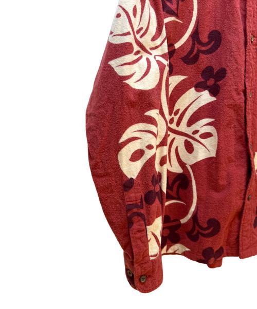 Sun Surf（サンサーフ）Sun Surf (サンサーフ) 長袖シャツ レッド サイズ:Mの古着・服飾アイテム