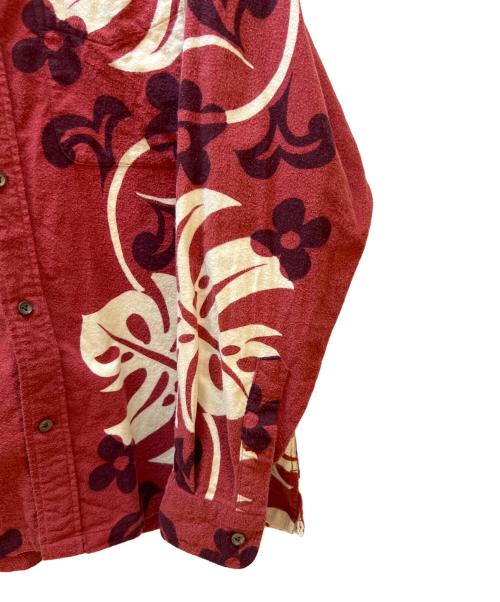 Sun Surf（サンサーフ）Sun Surf (サンサーフ) 長袖シャツ レッド サイズ:Mの古着・服飾アイテム