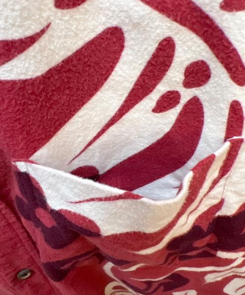 Sun Surf（サンサーフ）Sun Surf (サンサーフ) 長袖シャツ レッド サイズ:Mの古着・服飾アイテム