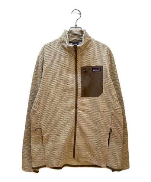 Patagonia（パタゴニア）Patagonia (パタゴニア) フリースジャケット ベージュ×ブラウン サイズ:L 未使用品の古着・服飾アイテム
