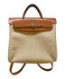 HERMES（エルメス）の古着「リュック」｜ベージュ×ブラウン