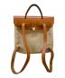 HERMES (エルメス) リュック ベージュ×ブラウン：120000円