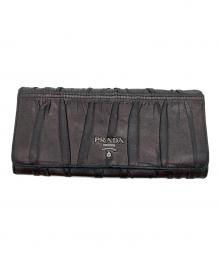PRADA（プラダ）の古着「長財布」｜ブラウン