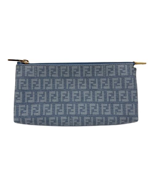 FENDI（フェンディ）FENDI (フェンディ) ポーチ ブルーの古着・服飾アイテム
