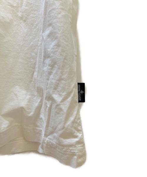 STONE ISLAND（ストーンアイランド）STONE ISLAND (ストーンアイランド) 半袖シャツ ホワイト サイズ:Sの古着・服飾アイテム