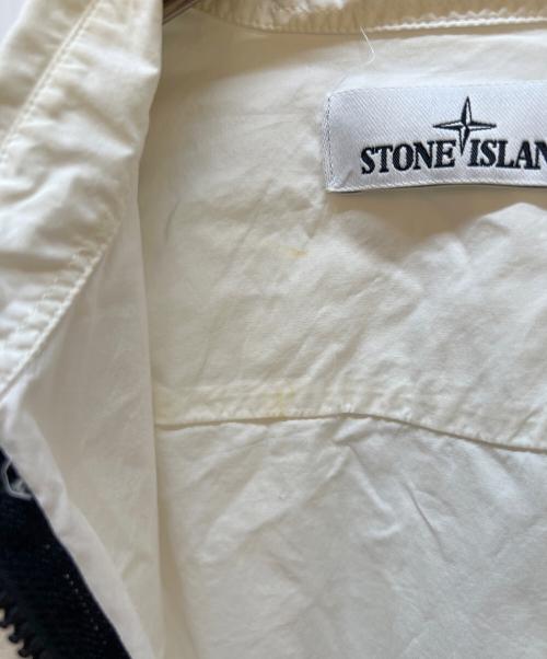 STONE ISLAND（ストーンアイランド）STONE ISLAND (ストーンアイランド) 半袖シャツ ホワイト サイズ:Sの古着・服飾アイテム