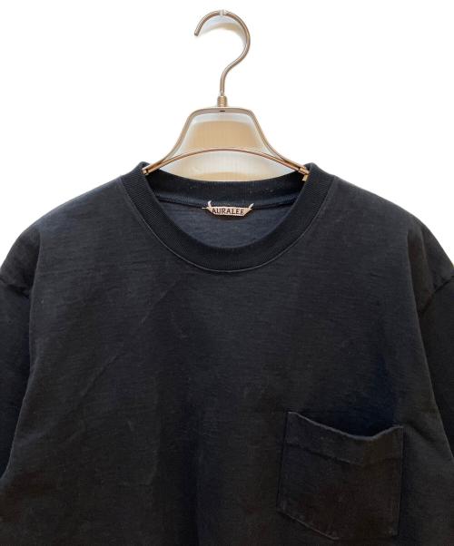 AURALEE（オーラリー）AURALEE (オーラリー) 半袖Tシャツ ブラック サイズ:4の古着・服飾アイテム