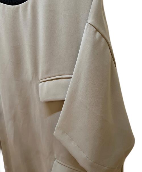 CULLINI（クルニ）CULLINI (クルニ) 半袖カットソー ベージュ サイズ:2の古着・服飾アイテム