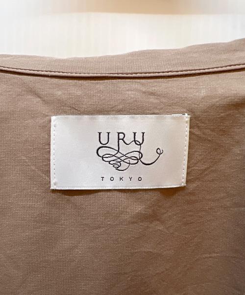 URU（ウル）URU (ウル) 長袖シャツ ブラウン サイズ:1の古着・服飾アイテム