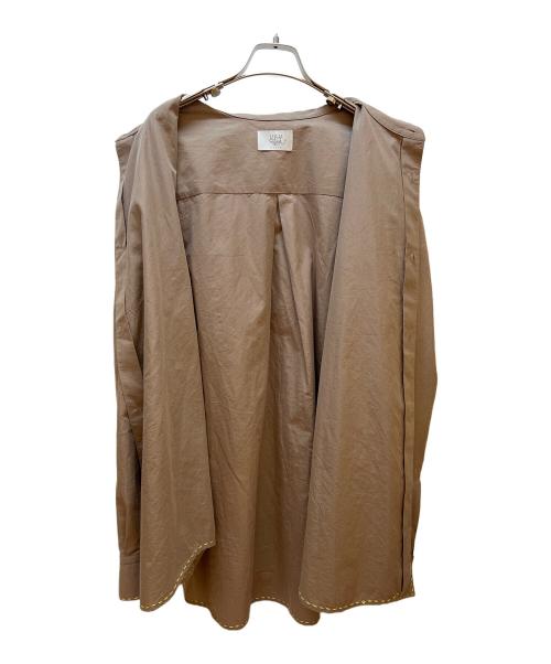 URU（ウル）URU (ウル) 長袖シャツ ブラウン サイズ:1の古着・服飾アイテム