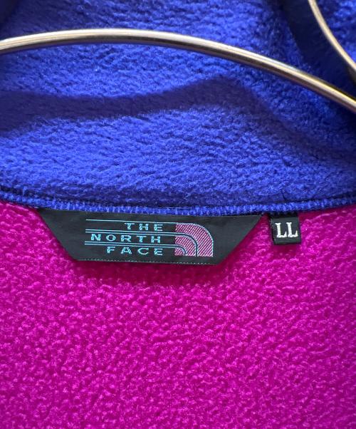 THE NORTH FACE（ザ ノース フェイス）THE NORTH FACE (ザ ノース フェイス) フリース グリーン×パープル サイズ:LLの古着・服飾アイテム