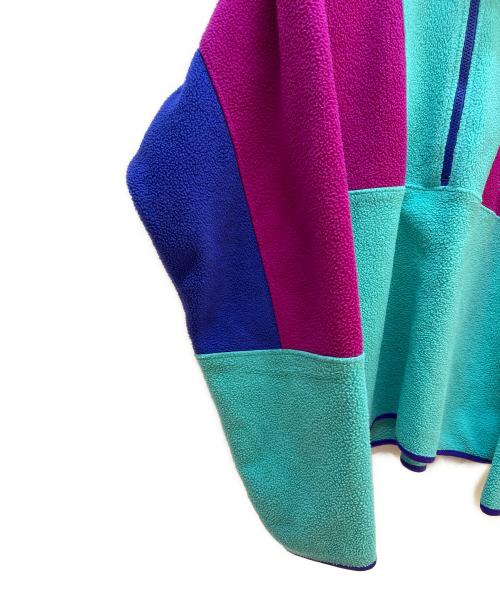 THE NORTH FACE（ザ ノース フェイス）THE NORTH FACE (ザ ノース フェイス) フリース グリーン×パープル サイズ:LLの古着・服飾アイテム