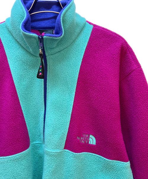 THE NORTH FACE（ザ ノース フェイス）THE NORTH FACE (ザ ノース フェイス) フリース グリーン×パープル サイズ:LLの古着・服飾アイテム
