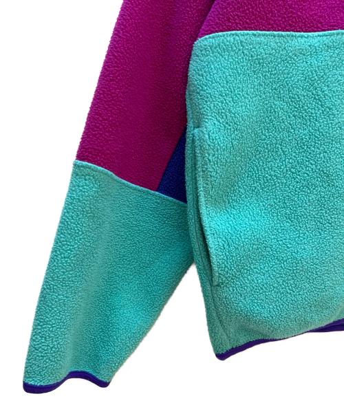 THE NORTH FACE（ザ ノース フェイス）THE NORTH FACE (ザ ノース フェイス) フリース グリーン×パープル サイズ:LLの古着・服飾アイテム